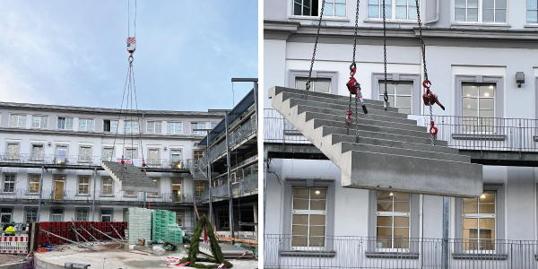 International Department, new staircase 